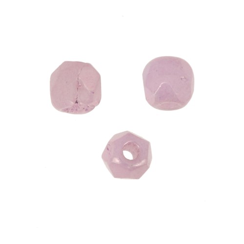 Facettes 2 mm - Chalk White Lila Luster x50