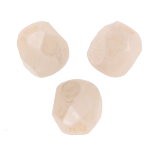Facettes 2 mm - Chalk White Champagne Luster x50