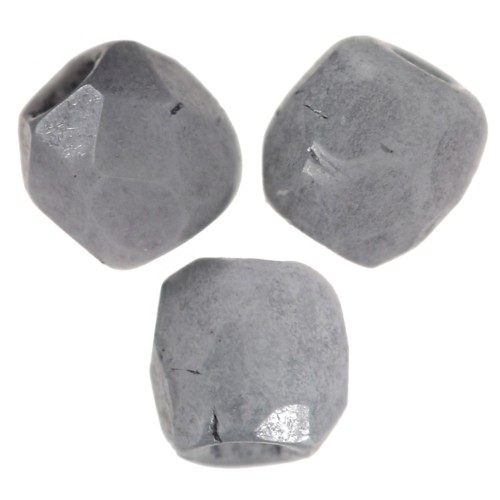 Facettes 2 mm - Chalk White Grey Luster x50