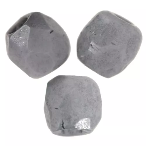 Facettes 2 mm - Chalk White Grey Luster x50
