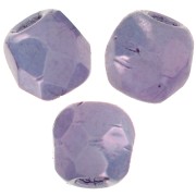 Facettes 2 mm - Chalk White Lila Vega Luster x50