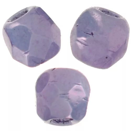Facettes 2 mm - Chalk White Lila Vega Luster x50