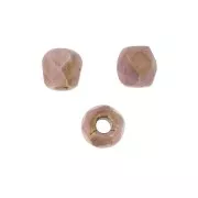 Facettes 2 mm - Chalk White Lila Gold Luster x50