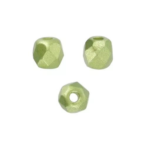 Facettes 2 mm - Alabaster Pastel Olivine x50