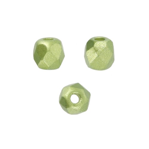 Facettes 2 mm véritable (True 2) Alabaster Pastel Olivine x50