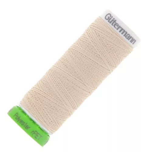 Fil à coudre polyester recyclé Gütermann - Beige (n°169) x100m