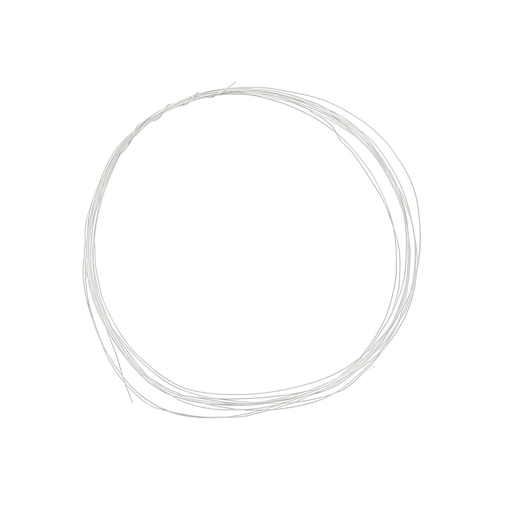 Fil Argent Sterling 925 - 0.9mm, 1 Mètre, Rond Dur, Pour Bijoux DIY, Câblage, Perles