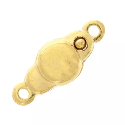 Fermoir aimanté 18x7 mm - Doré à l'or fin x1