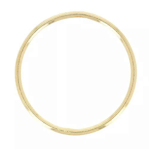 Bague jonc lisse - Taille 49 - Gold filled (or laminé) x1