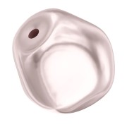 Baroque nacrée PureCrystal 5841 perle ronde irrégulière 12 mm - Rosaline Pearl x1