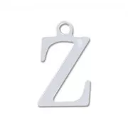 Breloque lettre Z - 15 mm en Argent 925 x1