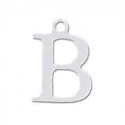 Breloque lettre B - 15 mm en Argent 925 x1|raw }}