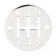 Intercalaire Levier de vitesse 20 mm avec anneaux ouverts - Acier inoxydable x1