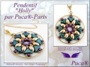 Perles en verre Hélios® par Puca® 6x10 mm - Full Capri Gold x10g