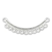 Intercalaires 11 anneaux 36 mm argenté  x6|raw }}