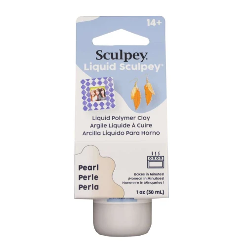 Pâte liquide Sculpey - Argile liquide à cuire - Pearl x30ml