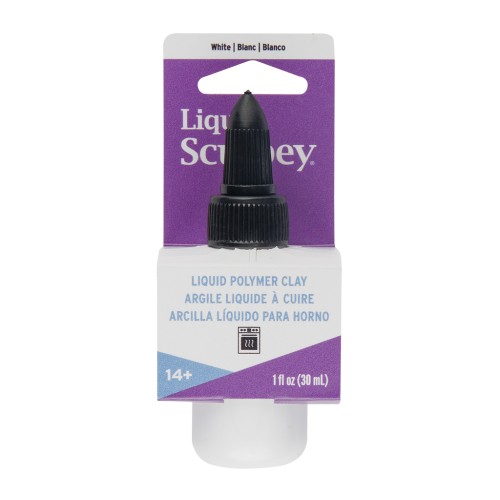 Pâte liquide Sculpey - Argile liquide à cuire - Blanc x30ml