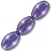 Olives nacrées 6x4 mm Lavender x50
