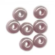 Perles rocailles Preciosa  6/0 4 mm - Mauve Nacré x20g