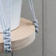 Cordon pour macramé en coton recyclé - Kesi Art - 4 mm - Charbonneux (n°01) x 45m