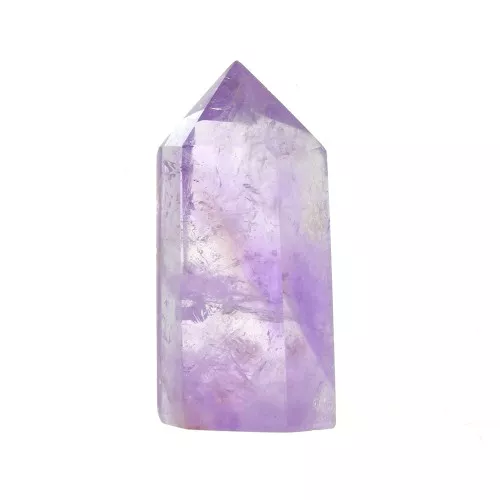 Pointe Amethyste facetté - pierre gemme - taille aléatoire x1