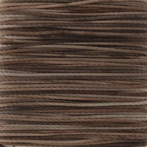 Fil Toho Amiet 0.7 mm - Brown variegated x20m