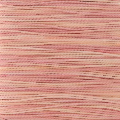 Fil Toho Amiet 0.5 mm - Fine Peach variegated x20m