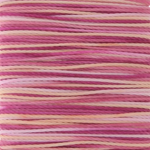 Fil Toho Amiet 0.7 mm - Pink variegated x20m