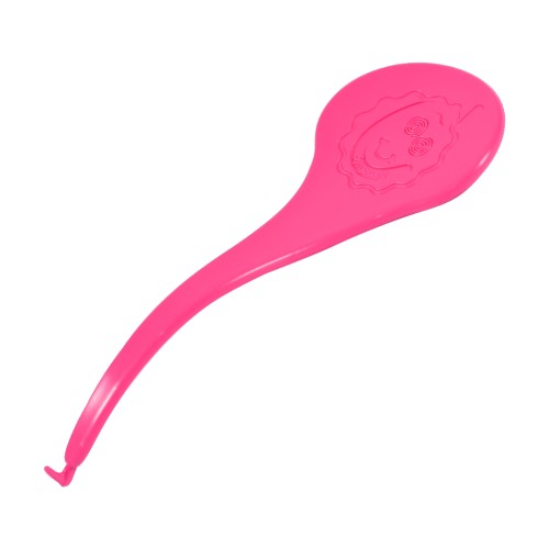 Accroche bracelet en plastique 93x38 mm - Made in France - Rose x1