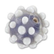 Ronde décor picots 16 mm Violine x1|raw }}