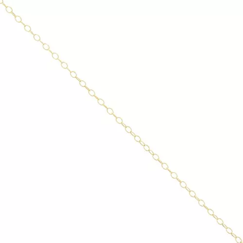 Chaîne maille Forçat 2 mm en Gold filled (or laminé) x50cm