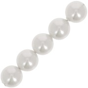 Perles nacrées PureCrystal 5810 6 mm White Pearl x10|raw }}