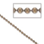 Chaîne maille boule 2 mm bronze x1m|raw }}