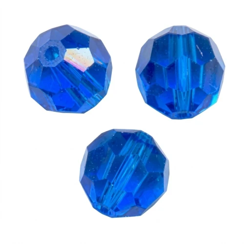 Perle ronde PureCrystal 5000 8 mm - Capri Blue x1