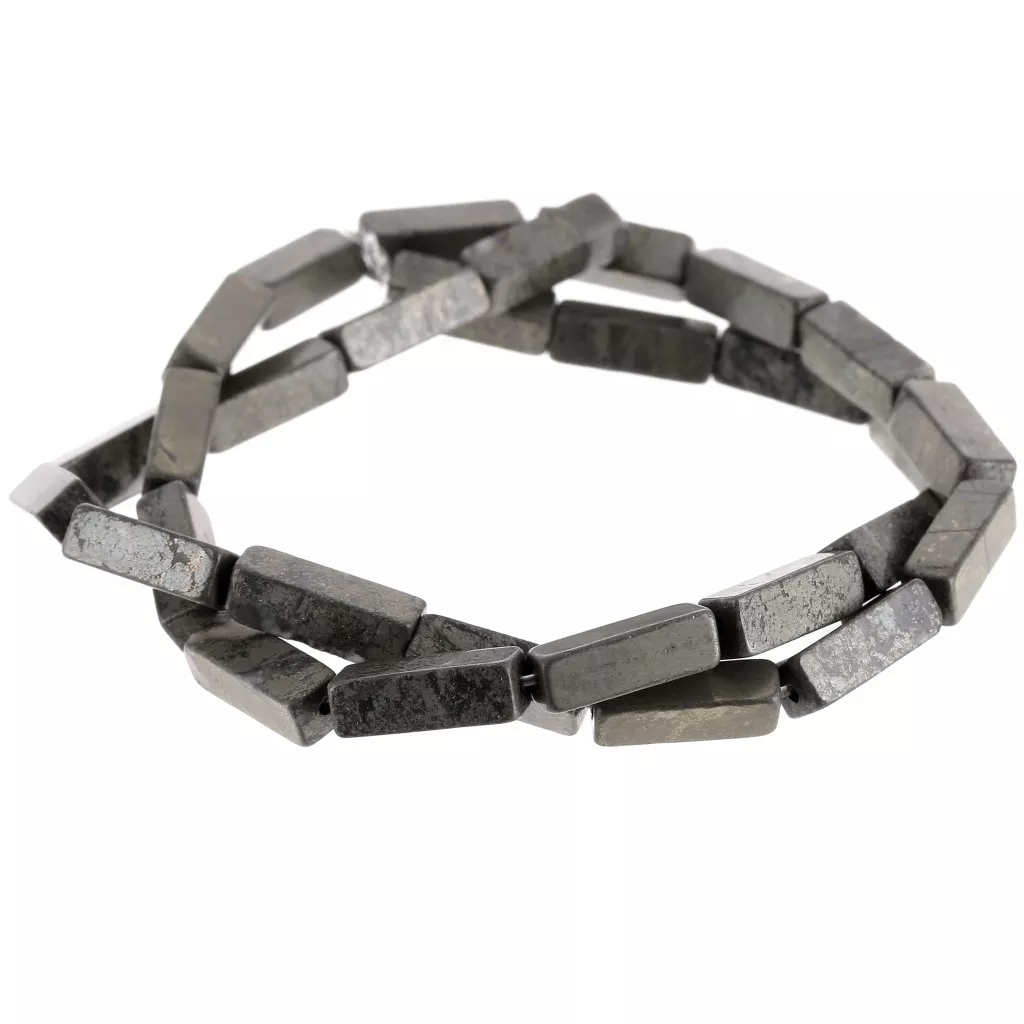 20 Perles De Pierre Pyrite Dorée - Boules 4mm - Pour Bijoux DIY - Neuf