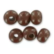 Perles rocailles Preciosa 6/0 4 mm - Luster Chocolate x20g