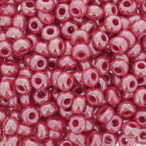 Perles rocailles Preciosa 6/0 4 mm - Luster Siam x20g