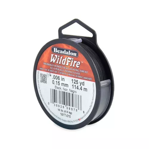 Fil nylon tressé WildFire 0.15 mm - Noir x114.4 m