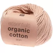 Essentials Organic Cotton Aran - Poudre x 50g