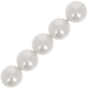 Perles nacrées PureCrystal 5810 5 mm White Pearl x15|raw }}