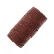 Fil C-LON Fine Weight Bead Cord 0.4 mm - Brown x45m