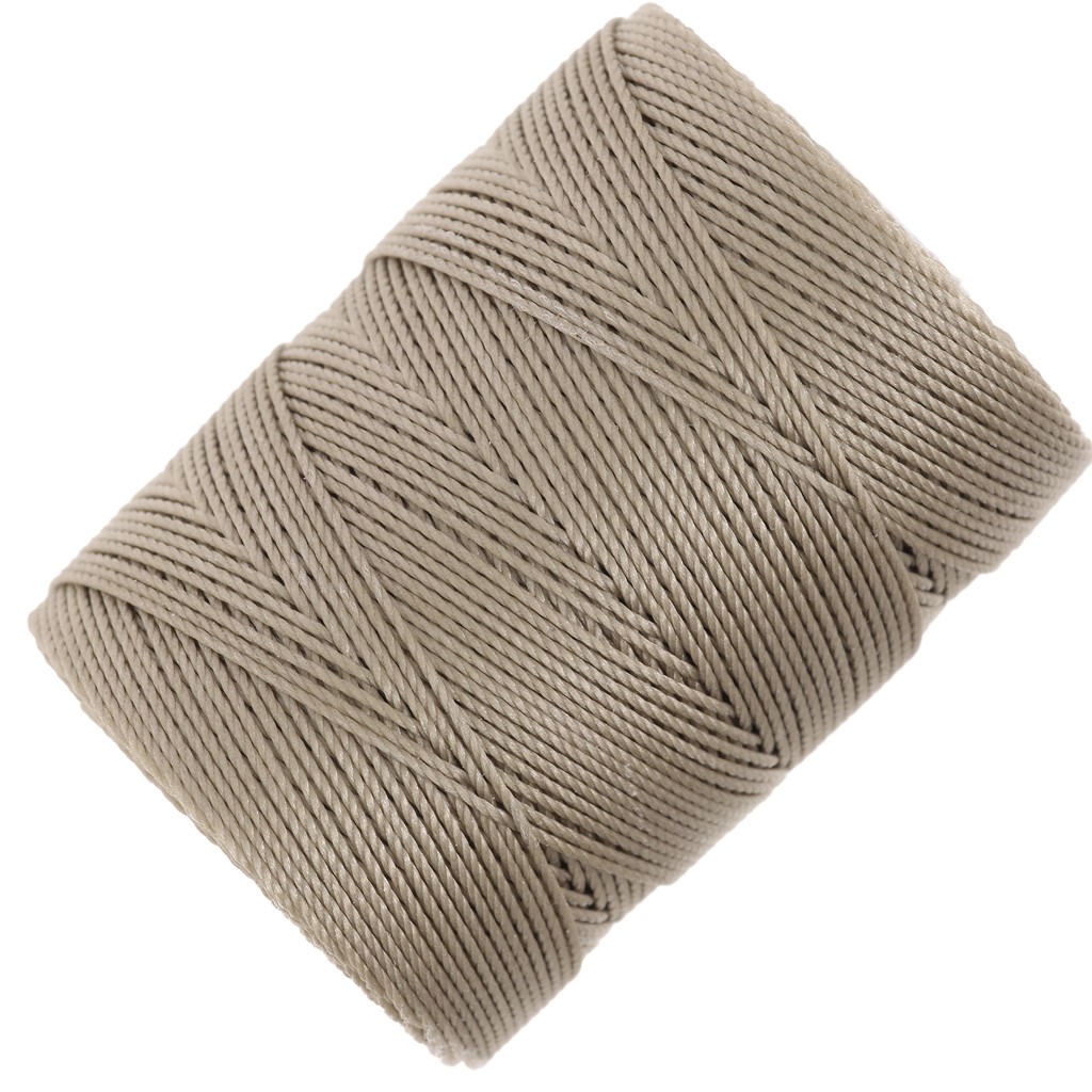 Fil CLON Fine Weight Bead Cord 0.4 mm Antique brown x45m Perles & Co