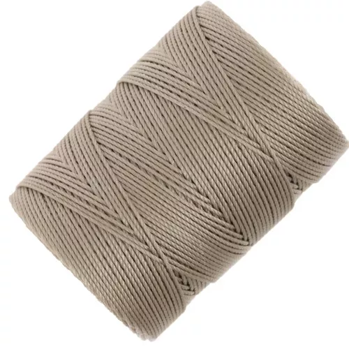 Fil C-LON Fine Weight Bead Cord 0.4 mm - Antique brown x124m