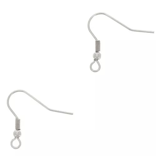 Crochets d'oreilles boules 20 mm en Acier inox x12