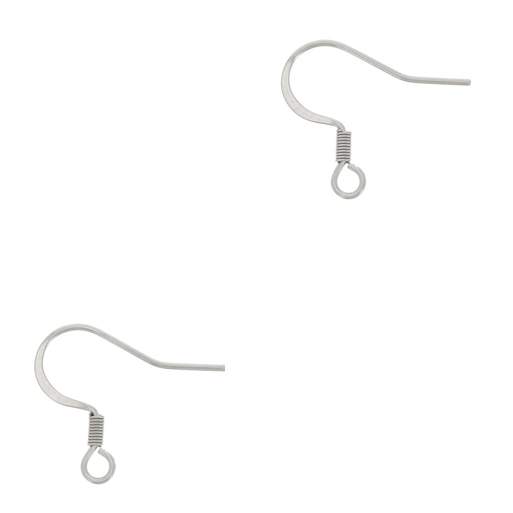 10 Boucles D'oreilles Dormeuses – Grands Crochets Acier Inoxydable Doré 40 Mm