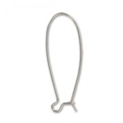 Boucles d'oreilles crochets dormeuses 38 mm en Acier inoxydable 304 x2