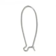 Boucles d'oreilles crochets dormeuses 38 mm en Acier inoxydable 304 x2