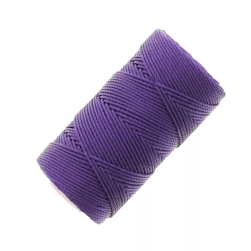 Fil C-LON Fine Weight Bead Cord 0.4 mm - Purple x45m