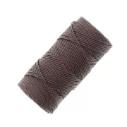Fil C-LON Fine Weight Bead Cord 0.4 mm - Chocolate x45m