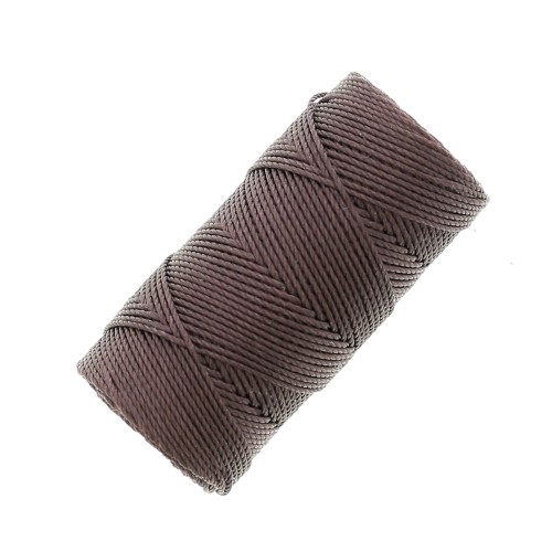 Fil C-LON Fine Weight Bead Cord 0.4 mm - Chocolate x45m
